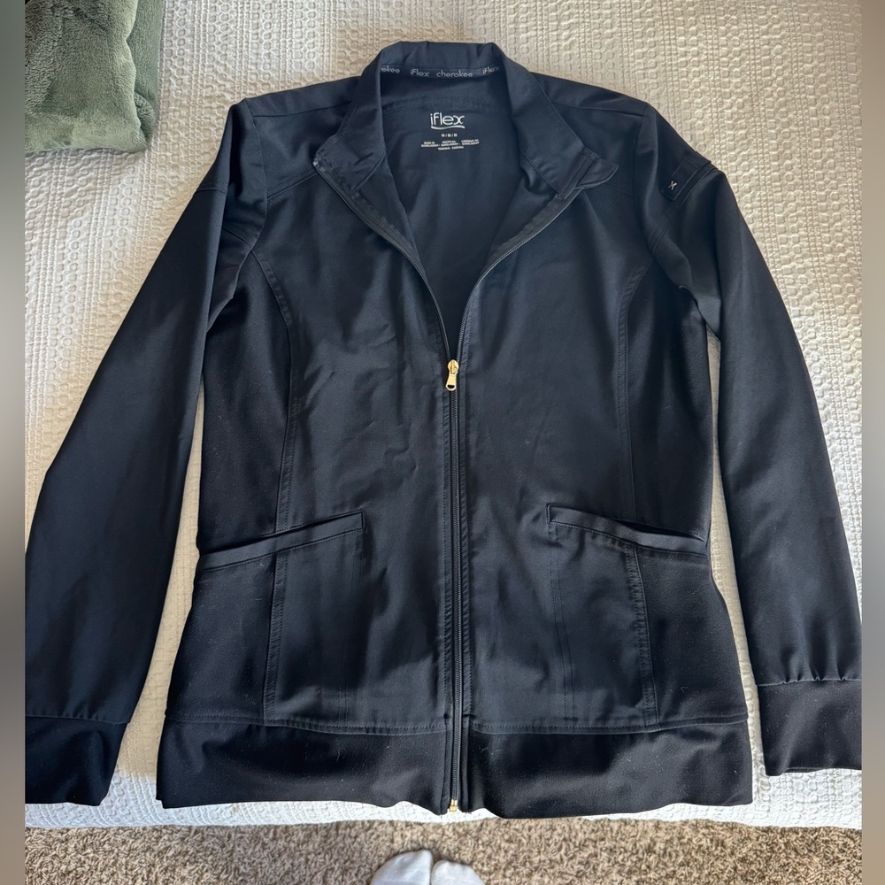 cherokee scrub jacket